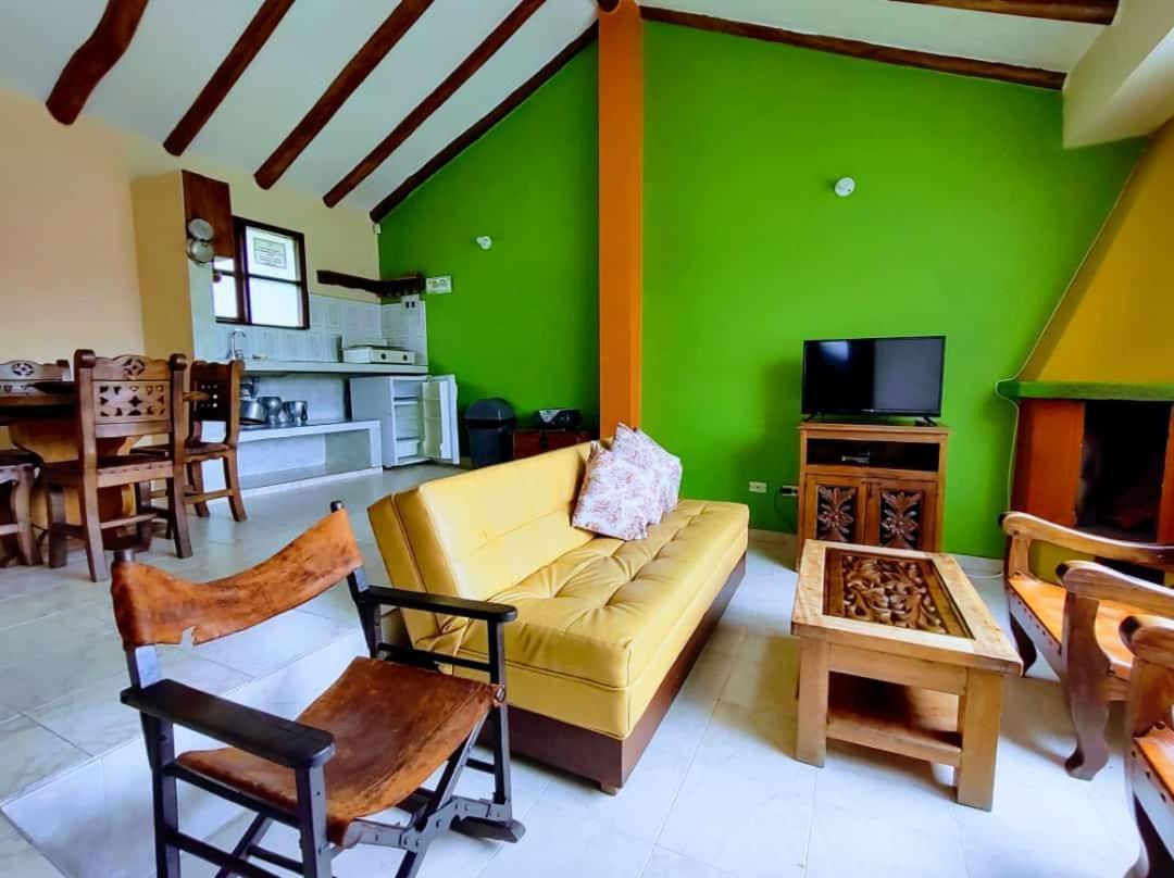 Hotel Cabanas San Cayetano Paipa Dış mekan fotoğraf