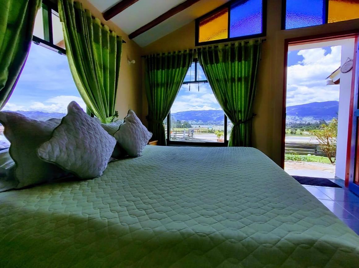 Hotel Cabanas San Cayetano Paipa Dış mekan fotoğraf