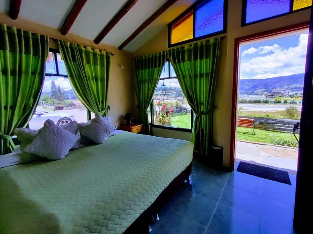 Hotel Cabanas San Cayetano Paipa Dış mekan fotoğraf